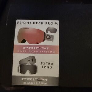 Oakley Flight Deck Pro M with Replacement Lens (unopened)